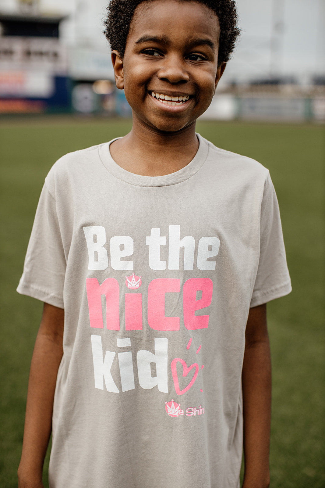 Be the Nice Kid (Pink Block) - Short Sleeve Tee