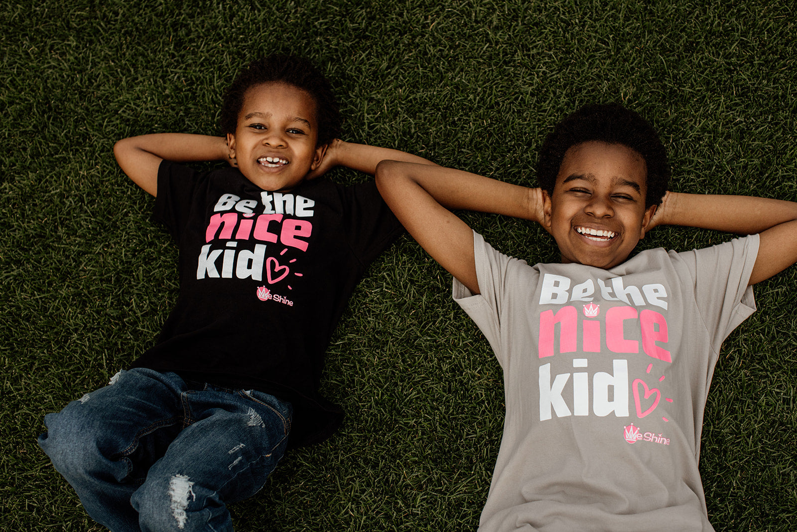 Be the Nice Kid (Pink Block) - Short Sleeve Tee