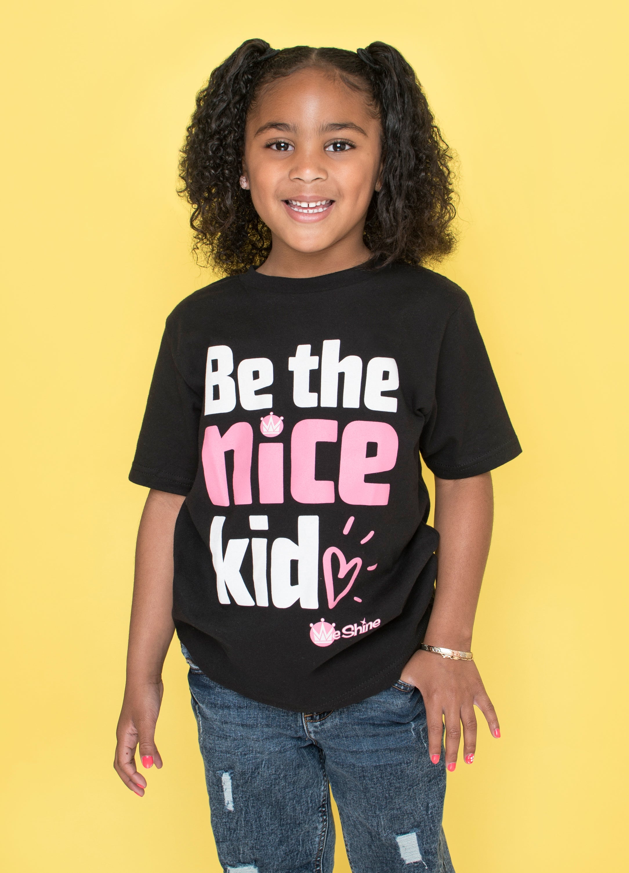Be the Nice Kid (Pink Block) - Short Sleeve Tee